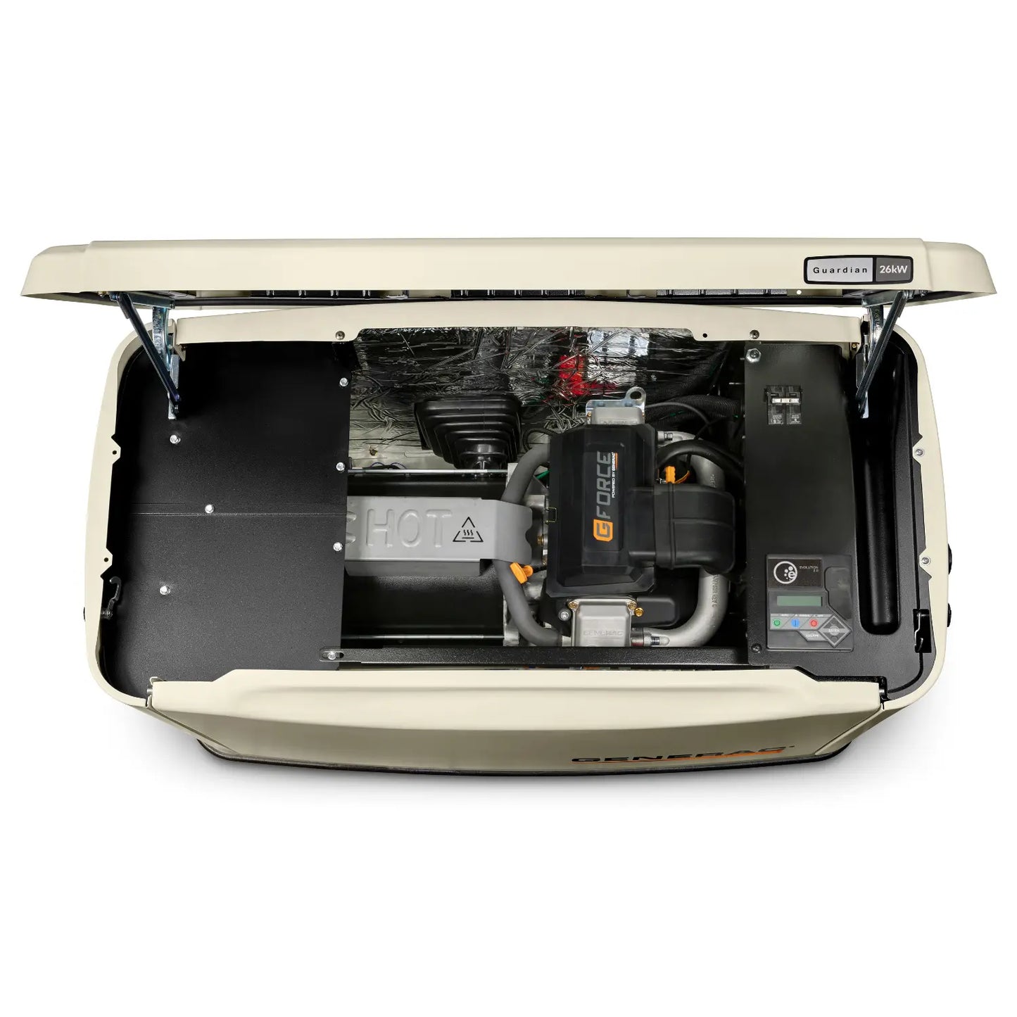 Generac Guardian 7290 | Génératrice secours 26 kW GPL & 22,5 kW gaz naturel, Air-Cooled Boutique Solaire Québec