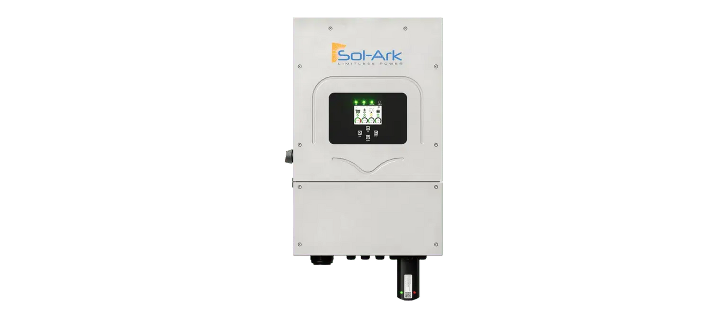 Onduleur-chargeur Hybride Sol-Ark Lite 8K-2P 120 V – 5 kW continu, Wi-Fi, Load Side Ready Boutique Solaire Québec