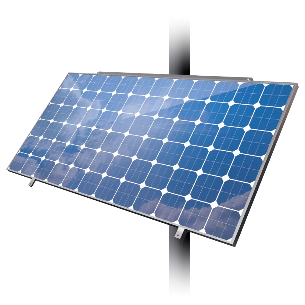 Elios Koala M1 – Support de montage pour 1 panneau 60/72 cellules sur poteau (acier galvanisé, garantie 5 ans) Elios