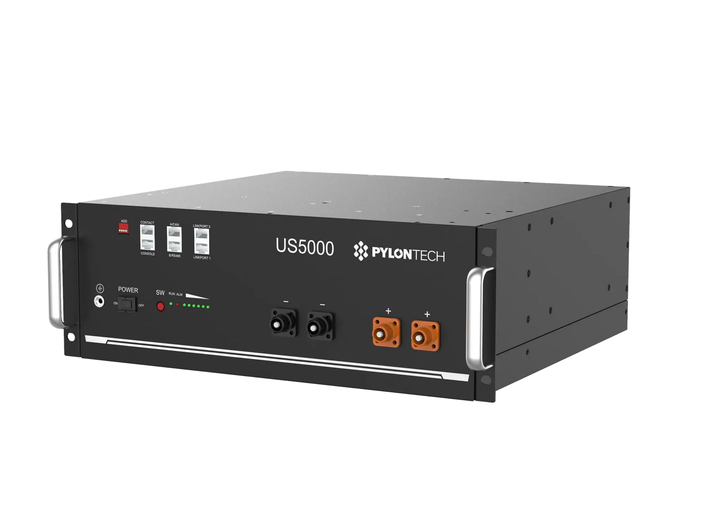 Pylontech US5000 48 V – 4.8 kWh LiFePO₄ (Rack 19″, 6000 cycles, CAN/RS485) Boutique Solaire Québec