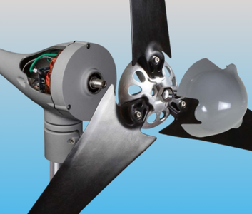 AIR 40 – Micro-éolienne terrestre complète (turbine + panneau de contrôle + tour 27 pi) Primus