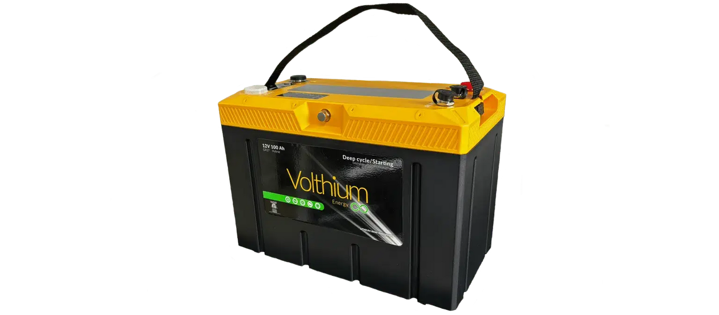 Batterie Volthium 12V 100Ah – PRO Series (LiFePO₄, Bluetooth, IP67, 10 ans) Boutique Solaire Québec