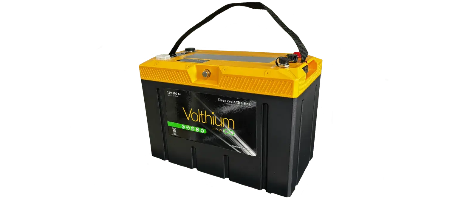 Batterie Volthium 12V 100Ah – PRO Series (LiFePO₄, Bluetooth, IP67, 10 ans) Boutique Solaire Québec