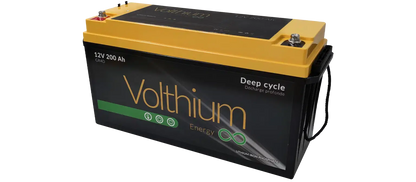 Batterie Volthium 12 V 200 Ah – Auto-chauffante LiFePO₄ 4D (Bluetooth, IP55, Double Chauffage, 10 ans) Boutique Solaire Québec