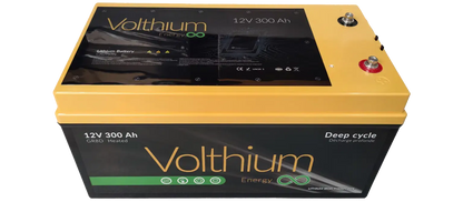 Batterie Volthium 12 V 300 Ah – Auto-chauffante LiFePO₄ 8D (Double chauffage, BMS accessible, IP55, 10 ans) Boutique Solaire Québec