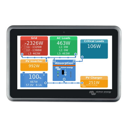 Victron Ekrano GX | Centrale de contrôle 7″ tactile avec WiFi & monitoring GX Boutique Solaire Québec