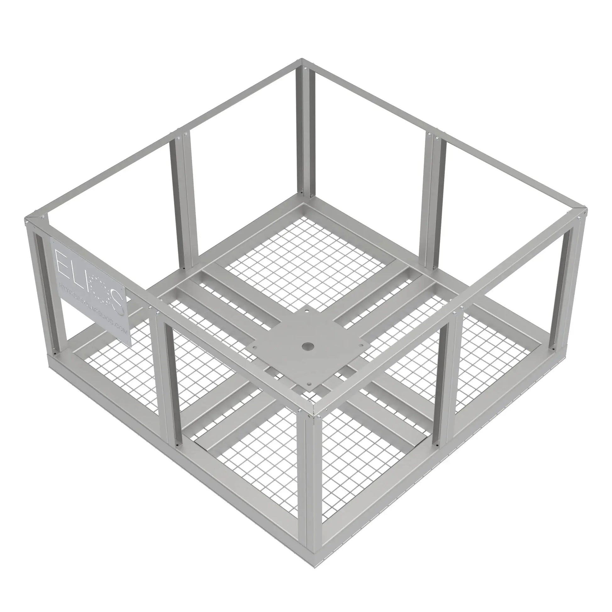 Elios Basket 4 Panel Post – Base en acier remplissable pour poteau Arbora P4 (1,5 m, 121 kg) Boutique Solaire Québec