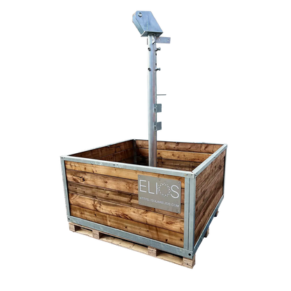 Elios Basket 4 Panel Post – Base en acier remplissable pour poteau Arbora P4 (1,5 m, 121 kg) Boutique Solaire Québec