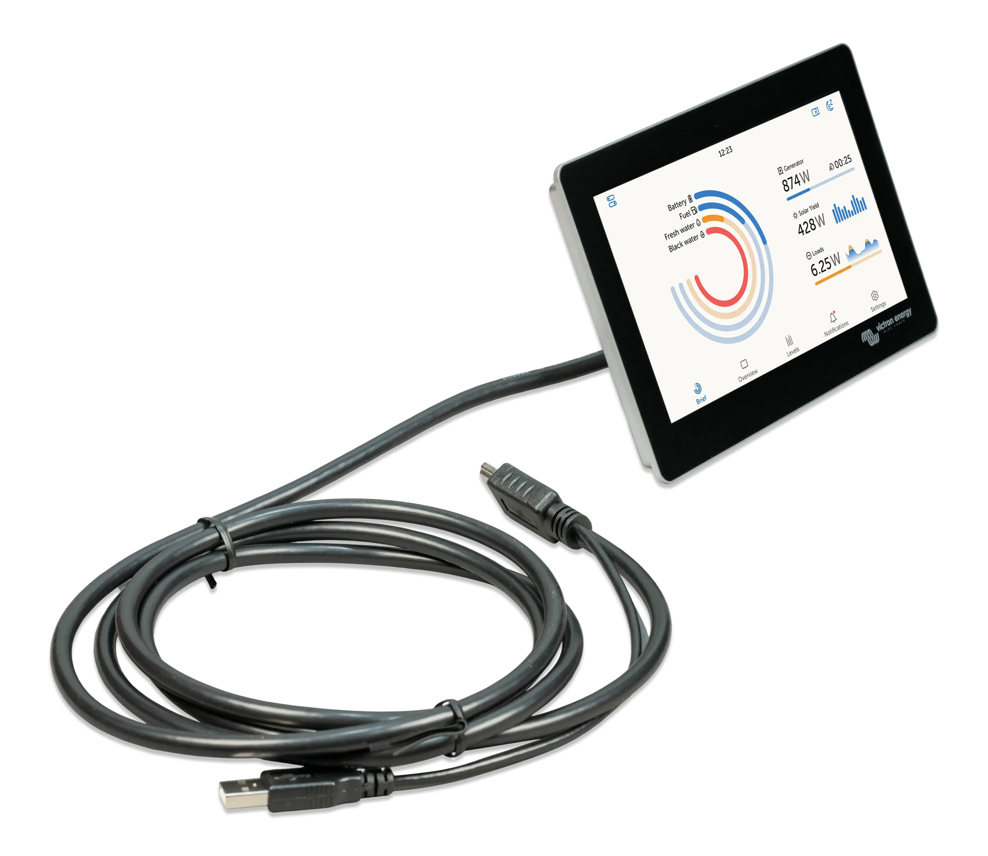 Victron GX Touch 70 | Écran tactile 7″ top-mount pour Cerbo GX – Monitoring intelligent Boutique Solaire Québec