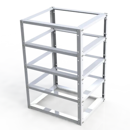 Rack pour Batteries Elios Pylontech – Compatible avec 4 Modules US5000 | Acier Galvanisé Pylontech
