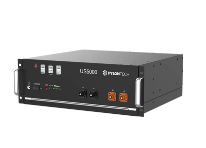 Pylontech US5000 48 V – 4.8 kWh LiFePO₄ (Rack 19″, 6000 cycles, CAN/RS485) Boutique Solaire Québec